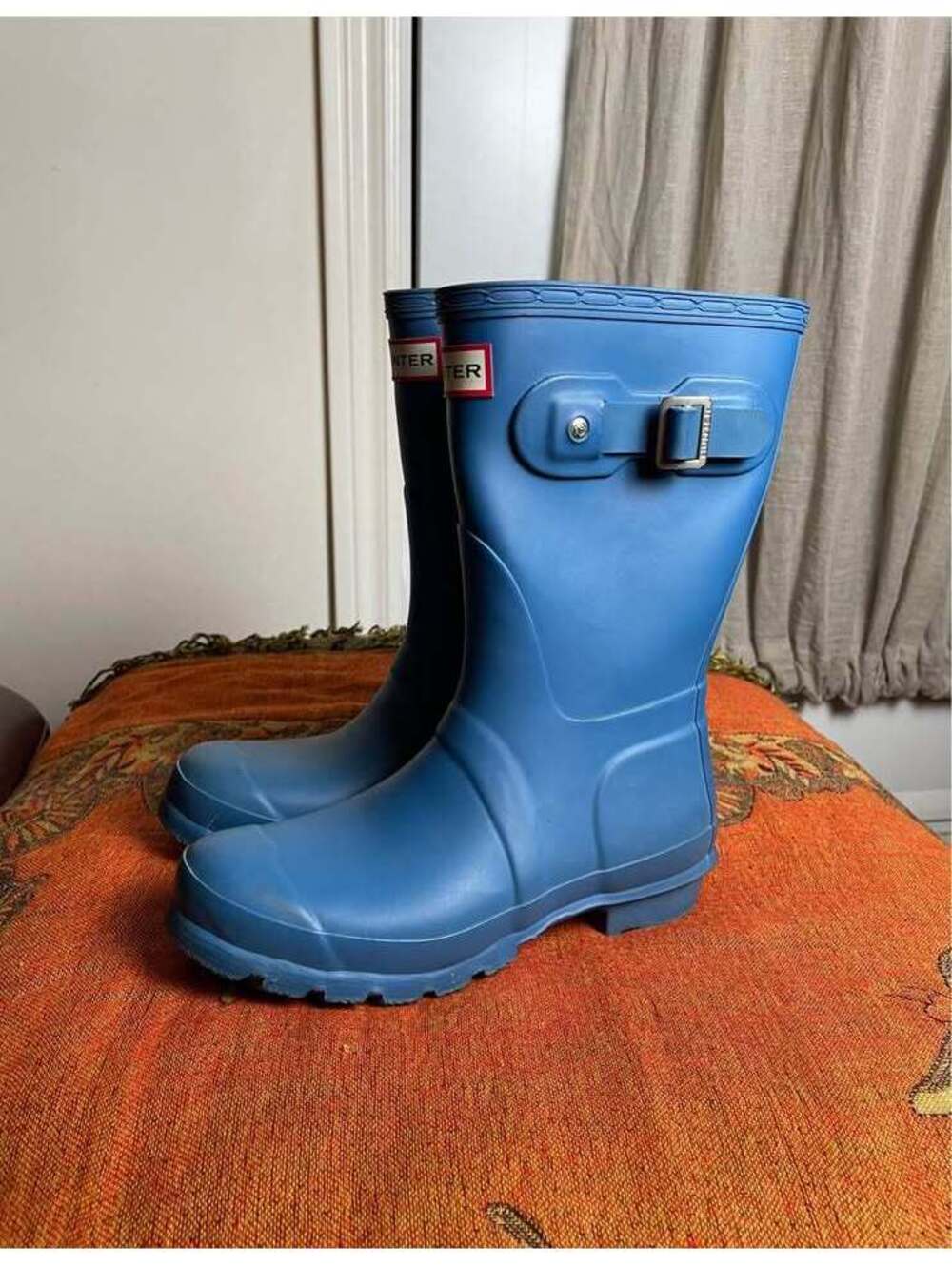 Hunter Original Short Rain Boots Blue